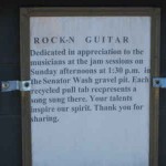 Rock 'n Guitar Plaque