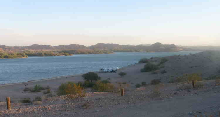 Imperial Dam LTVA: Senator Wash Boat Ramp